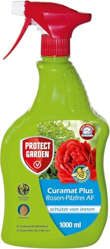 PROTECT GARDEN Curamat Plus Rosen-Pilzfrei Spray, anwendungsfertiges Spray gegen Pilzkrankheiten an Rosen und...