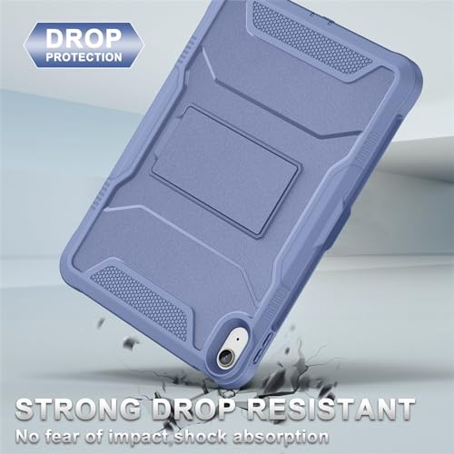 Étui iPad 10e génération 10.9 Soke coque intégrale gris lavande