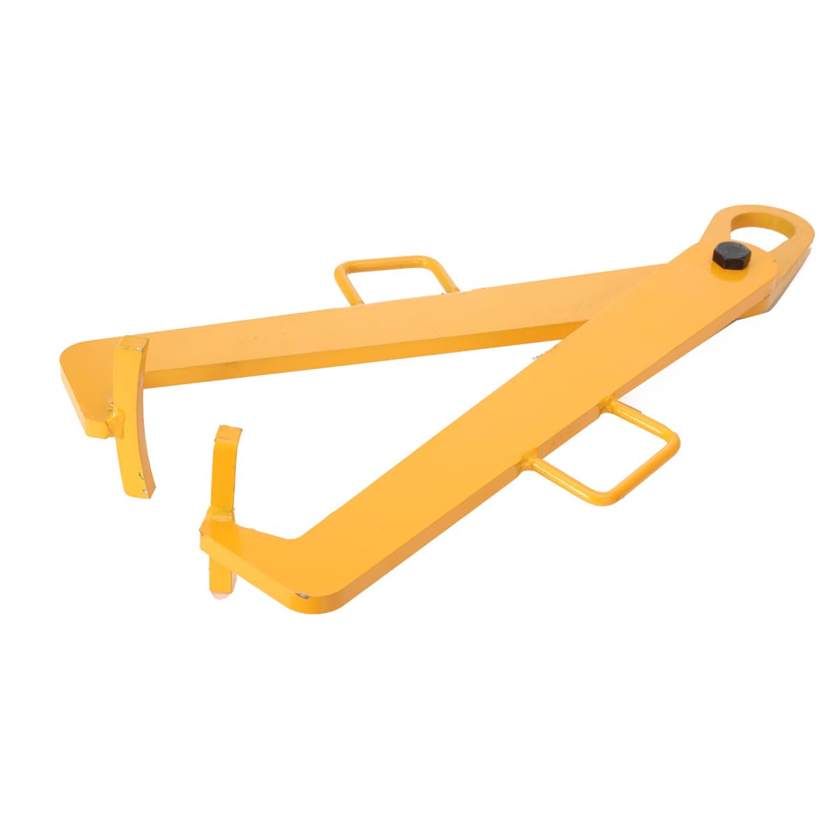 LALABU Vertikale Fassklammer,Fasshebezange, Fasskralle Kran Ölfass Hebezange Ölfass-Hebeklemme Ölfasshebezange für Ölfass Oil Bucket Lifting Pliers,Max. Tragfähigkeit: 600KG