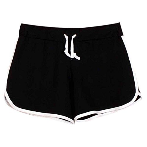 QIYUN.Z Les Femmes a Taille Coulissee Coton Shorts De Plage Sports De Plein Air Occasionnels Pantalons Courts Cover