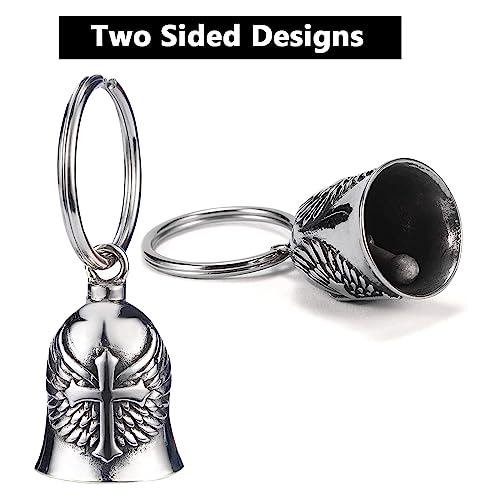 Image of Motorcycle Cross Bell - Key Chain Biker Bells Protect the Rider - Accessories