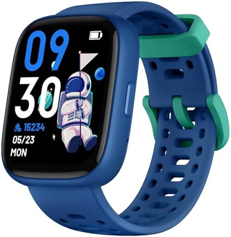 Smart Watch for Kids, 1.83" Fitness Tracker Watch Pedometer, Hear...