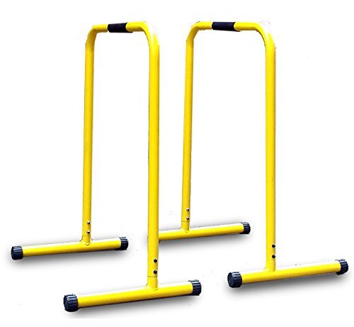 1stモール 筋トレ ディップス ディップスタンド 【 イエロー 】 筋力 トレーニング 背筋 胸筋 全身 マルチ ST-TRESTA-YE