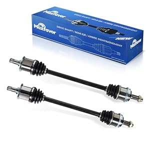 MAXFAVOR 4WD CV Axle fit for 1997 1998 1999 2000 2001 Honda CR-V CRV, LX EX SE Sport Utility 4-Door w/ABS 2.0L L4, CV Axle Shaft Assembly Rear Left Right (Passenger Driver) Side