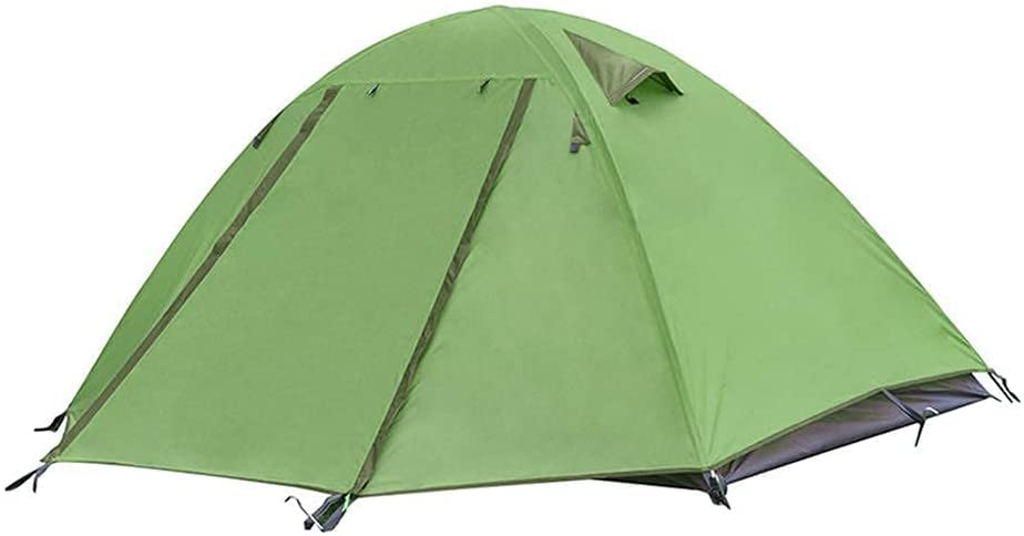Carpa doble impermeable para camping familiar portátil miniatura 1