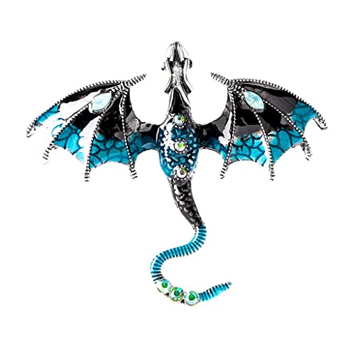 Pterosaur-shaped Brooch Enamel Flying Dragon Brooch Pin Unisex for Women Men