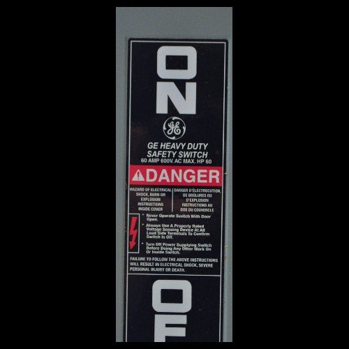 GE Industrial Systems THN3362 240/480/600 Volt AC 3 Pole 60