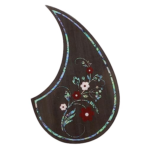 VANZACK 1Pc Self Adhesive Guitar Pickguard Drop Shaped Scratching Plate for Guitars Easy to Apply Durable Leaves No Residue
