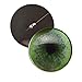 Jade Green Jaguar Sew On Button Glass Doll Eyes for Stuffed Animal Plushie Pair for Art Dolls, Sculptures, Props, Masks, Fursuits, Jewelry Making, Taxidermy, and More (30mm)