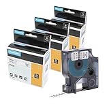 dymo 18444 pdf  Toprinting cassette ruban d\'étiquettes compatible avec Dymo D1 40913 Noir sur blanc ruban cassette 9 mm x 7 m... Rhino 18444 (3 Pack)