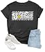 Softball Shirts for Women Softball Mom Shirt Funny Sport Mama Letter Printed Graphic Tee Game Day Sports Fan Gift Tops Grey