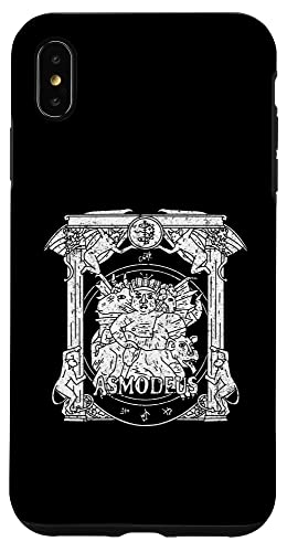 iPhone XS Max アスモデウス ソロモン ゲーティア オカルト 悪魔 シギル ゴス タロット スマホケース