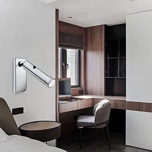 Spot mural éclairage réglable et projecteur orientable avec recharge USB