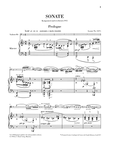 Sonate d-Moll. Violoncello, Klavier