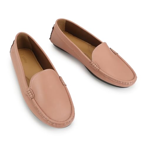 Image of YOHO Bliss Comfortable Slip On Formal Loafer for Women | Stylish Fashion Moccasins Range | Cushioned Footbed Finish | Flexible | Style & All-Purpose | Formal Office Wear Shoe