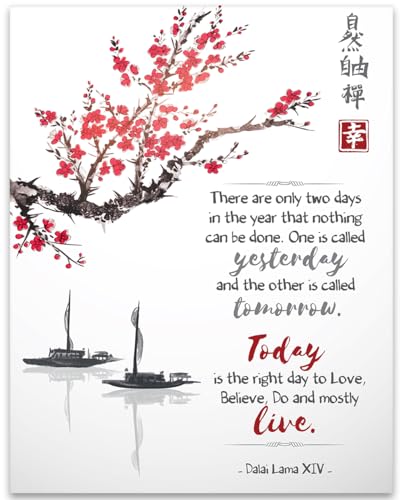 There Are Only Two Days 11x14 Unframed Print – Dalai Lama