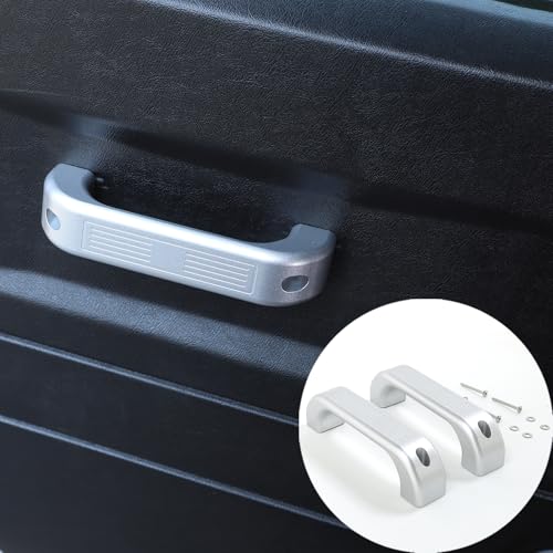 Alloy Car Interior Door Grab Handle Frame Trim For Land Rover 90/110/130 Defender 1983-1996 1997 1998 1999 2000 2001 2002 2003 2004 2005 2006 2007 2008 2009 2010 2011 2012 2013 2014 2015 2016-2018