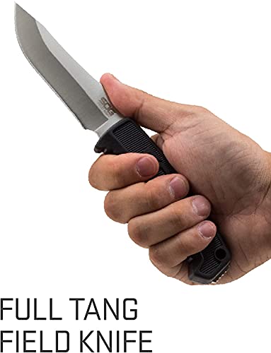 Sog FK1001-CP Survival Knife With Sheath - Field Knife Fixed Blade Knives 4 Inch Tactical Knife And Bushcraft Knife W/Full Tang Hunting Knife Blade thumb #4