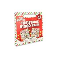 HENBRANDT [x Christmas Bingo Game Set - 6 Player Family Party Game Festive Holiday Entertainment Xmas Activity for Adults Children Fun Seasonal Celebration