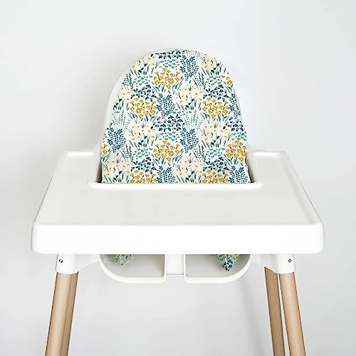 Image of Nibble and Rest Highchair Cushion Cover for Inflatable Cushion, Compatible with IKEA Antilop Highchair, High Chair Accessories, Stain-Proof, and Wipeable (Cushion NOT Included)(inthemeadow)