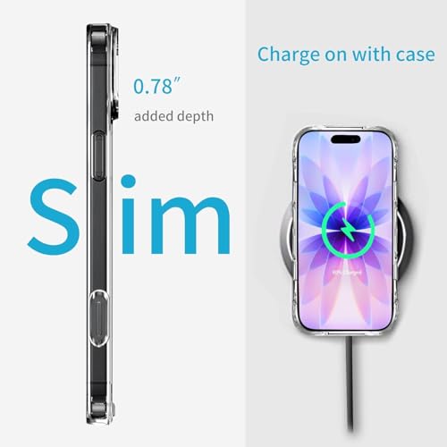 Image of ClearShield Transparent Back Cover for iPhone 17, Hybrid PC & TPU Shockproof Design, 360 Degree Protection Crystal Clear Case, Anti-Scratch Armor Mobile Phone Cover