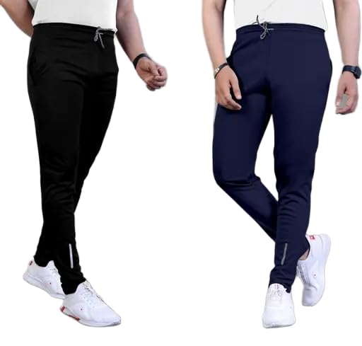 Men's Cotton Blend Night Pants with Elastic Waistband & Zipper Pockets ? Soft, Breathable & Stretchable Sleepwear**-picture-35