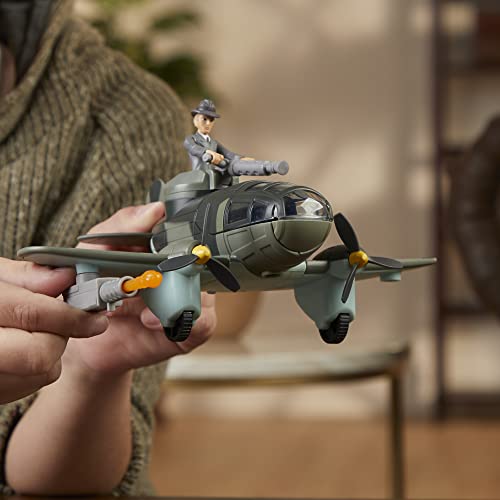 Indiana Jones Worlds Of Adventure Doctor Jürgen Voller With Plane Action Figure Set, 2.5-Inch, Action Figures For Kids Ages 4 And Up #TOP3