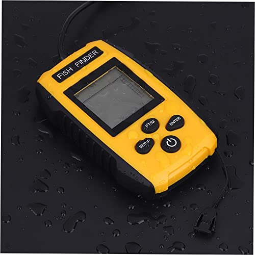 Find Fish With Ease: 100M Portable Sonar Sensor Lcd Fish Finder - Electronic Fishing Gadgets For Anglers Underwater Fishing Camera With Real- Display. #TOP5