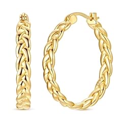 Golden Weaving Earring