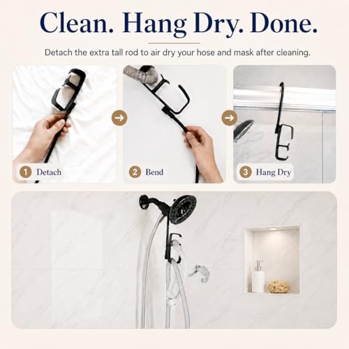 Image of CPAP Hose Holder for Mask and Tube Hanger Stand for CPAP Nightstand - Supplies for CPAP mat for Bedside Organizer with Clean Mask Dust Cover - for CPAP Hook Hanger