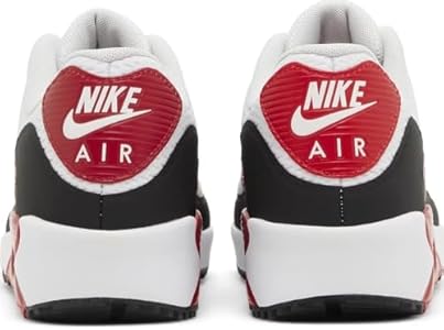 nike air max 90 white and university red
