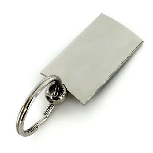 Ford Thunderbird Blue Spun Brushed Metal Key Ring