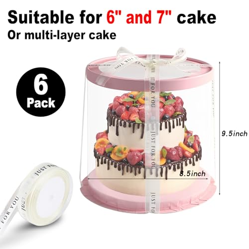 6 cajas transparentes para pasteles con 27% de descuento - Image 2