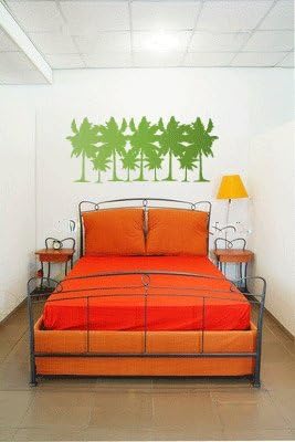 Palm Tree Forest Vinyl Wall Decal Sticker Graphic By LKS Trading Post