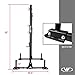 Valor Fitness Yoke Carry Rack - Adjustable Walking and Lifting Station with J-Hooks, Pull Up Bar, and Crossbar for Strength Training Home Gym Workout Equipment