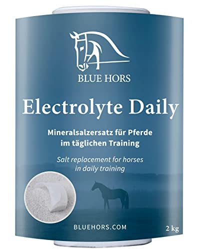 Blue Hors Electrolyte Daily 2 kg. | Elektrolyte für Pferde| Mineralsalzersatz beim starken Schwitzen | Elektrolytemangel kann Muskel- und Nervenfunktion herabsetzen | Pulver