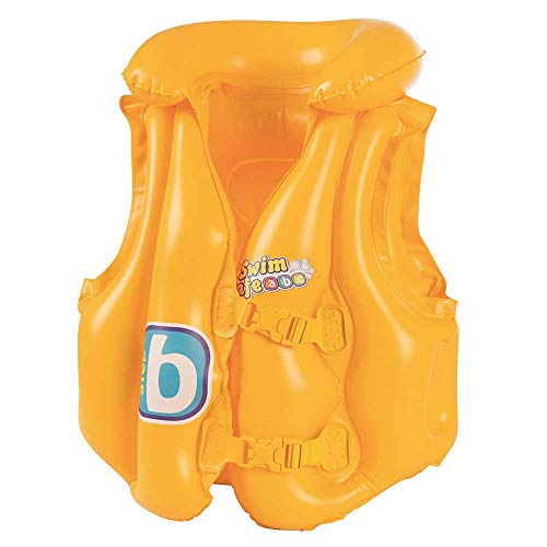 Bestway 32034 Giubbotto Salvagente Per Bambini Step B, Giallo, ‎33 x 16 x 45 Cm