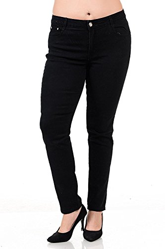 New 1826 Stretch Premium Twill Pants MID-RISD Womens Plus Size Skinny Pants