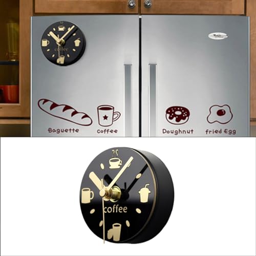 Reloj Imán Decorativo para Refrigerador con Diseño Taza miniatura 6