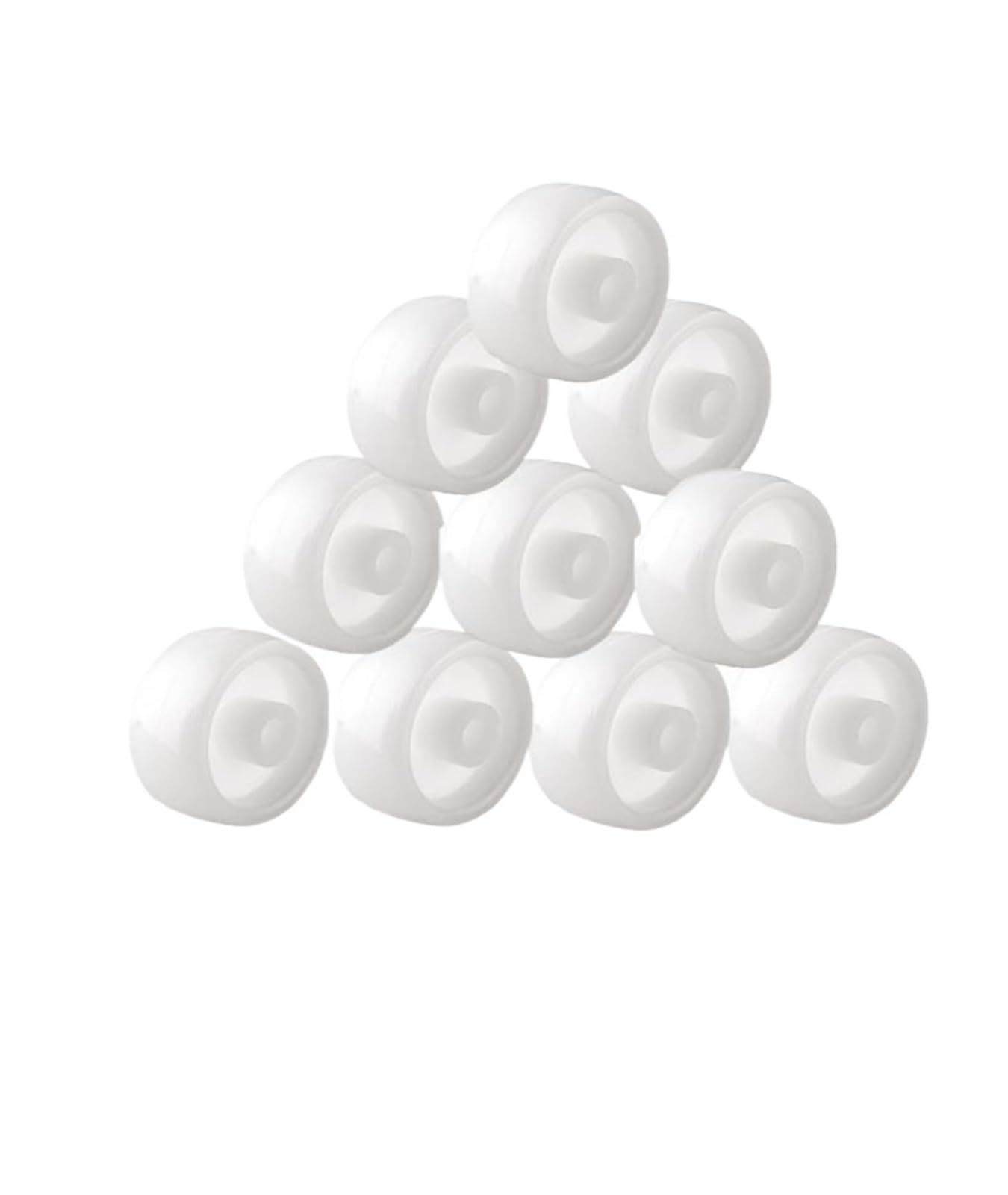 Roue simple en plastique PP de 30mm pour poulie de lit pliante x10 - 6
