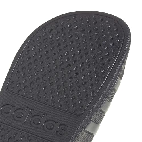 adidas Damen Adilette Aqua Slides Sandal, Aurora Black/Grey Strata/Grey Strata, 39 EU – Ansicht 5