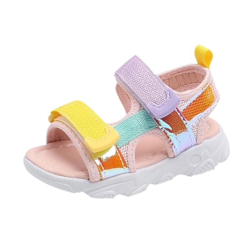 IWIHMIV Girl Toddler Sandals Water Sandals Girls Sandals Kids Strap Flat Sandals Open Toe Summer Casual Sandals for Girls