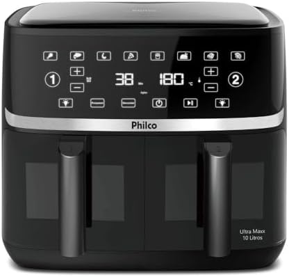 Air Fryer Philco 10L Cesto Duplo 2000W PAF10A 127V