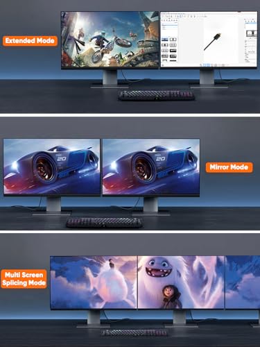 CableCreation DisplayPort 2.1/80Gbps Cable 1.2m/4ft, DP 2.1 Cable Support 16K@60Hz 8K@240Hz 4K@240Hz,PVC Display Port Cable Cord Compatible FreeSync G-Sync and HDR for Gaming Monitor - Thumbnail 4