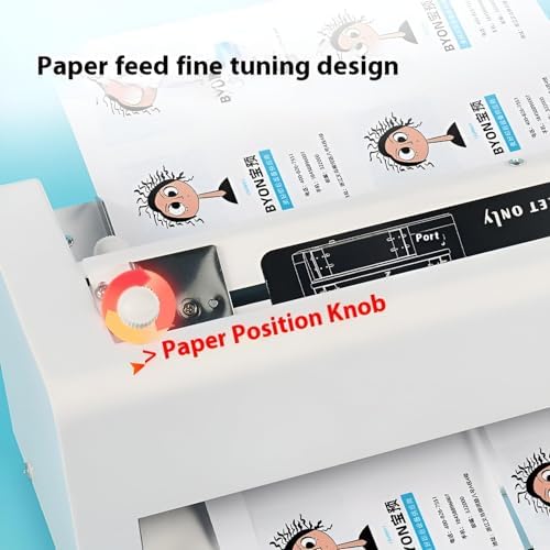 Automatic Business Card Cutter with Induction Sensor, Adjustable Margin for Precision, High-Speed Cutting for Professional & Invitation Cards