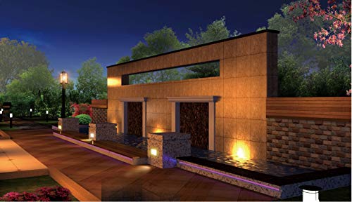 Lit-Path Outdoor Post Lighting Fixture With E26 Medium Base Max 60W, Metal Housing Plus Glass, Matte Black Finish, Bulb Not Included, 1-Pack #TOP6