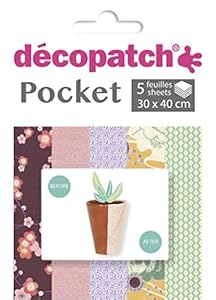 Décopatch DP025C Déco Pocket Papier Set - 5 Designs