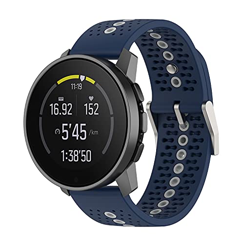 Chofit Correas compatibles con Suunto 5 Peak, correa deportiva de silicona de repuesto de 22 mm con agujeros coloridos, accesorios para reloj inteligente Suunto 5 Peak, talla única, Silicona, No es - imagen 2