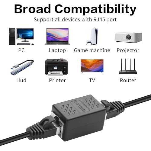 Conector Extensor Ethernet RJ45 Cat6 6 unidades miniatura 6
