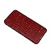 Men'S Fashion Magic Money Clip Leather Minimalistic Slim Wallet(Red)